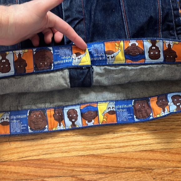 Vintage Platinum Fubu Fat Albert Jean Jacket / XL / RARE - Picture 4 of 10